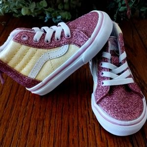 Vans Off the Wall Toddler Girl Sk8-Hi Shoes